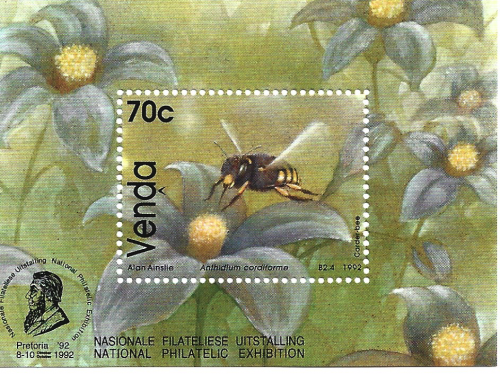 Carder bee - 70 cent Venda stamp