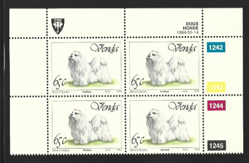 Maltese  - 65 cent Venda stamp set